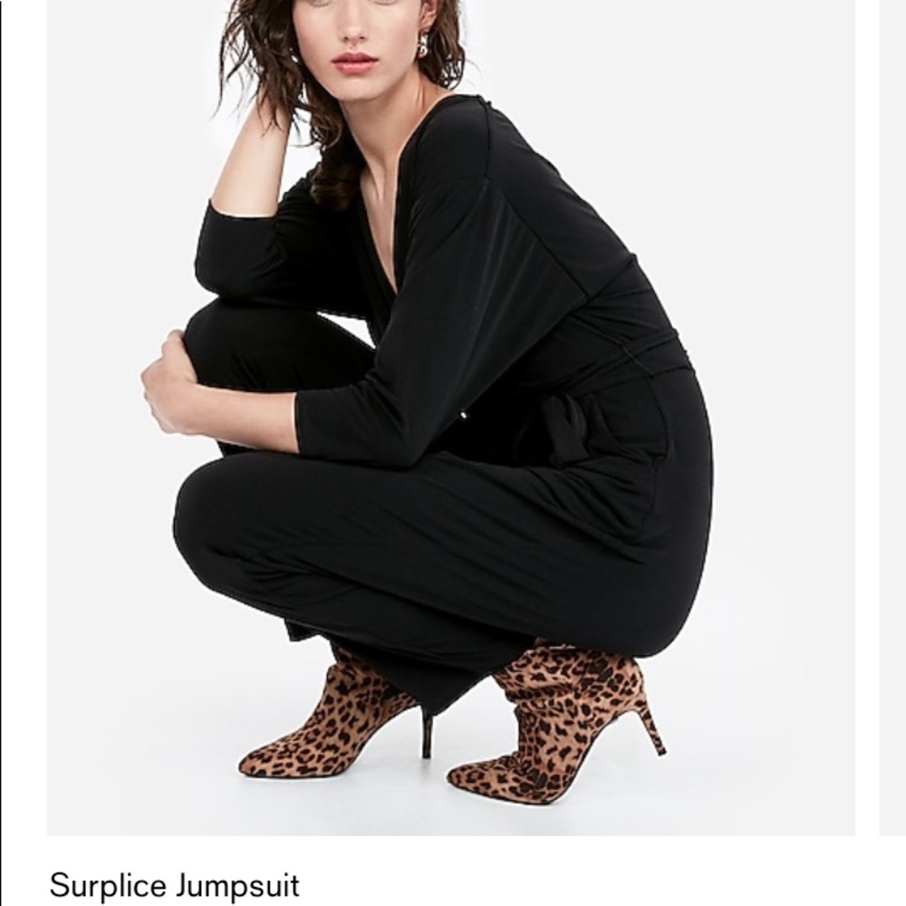 Surplice Jumpsuit